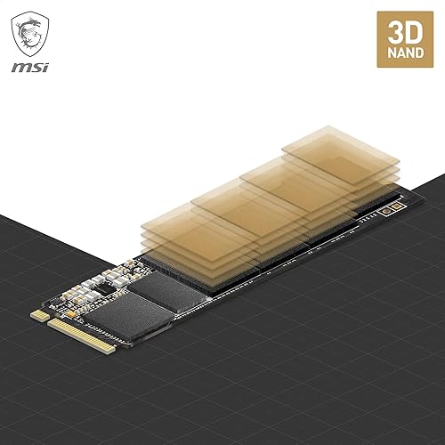 Miniatura 10 de MSI SPATIUM M371 NVMe M.2 1TB - Unidad interna de estado sólido PCIe 3x4 NVMe M.2, lectura de 2350 MBs y escritura de 1700 MBs, 3D NAND, seguridad