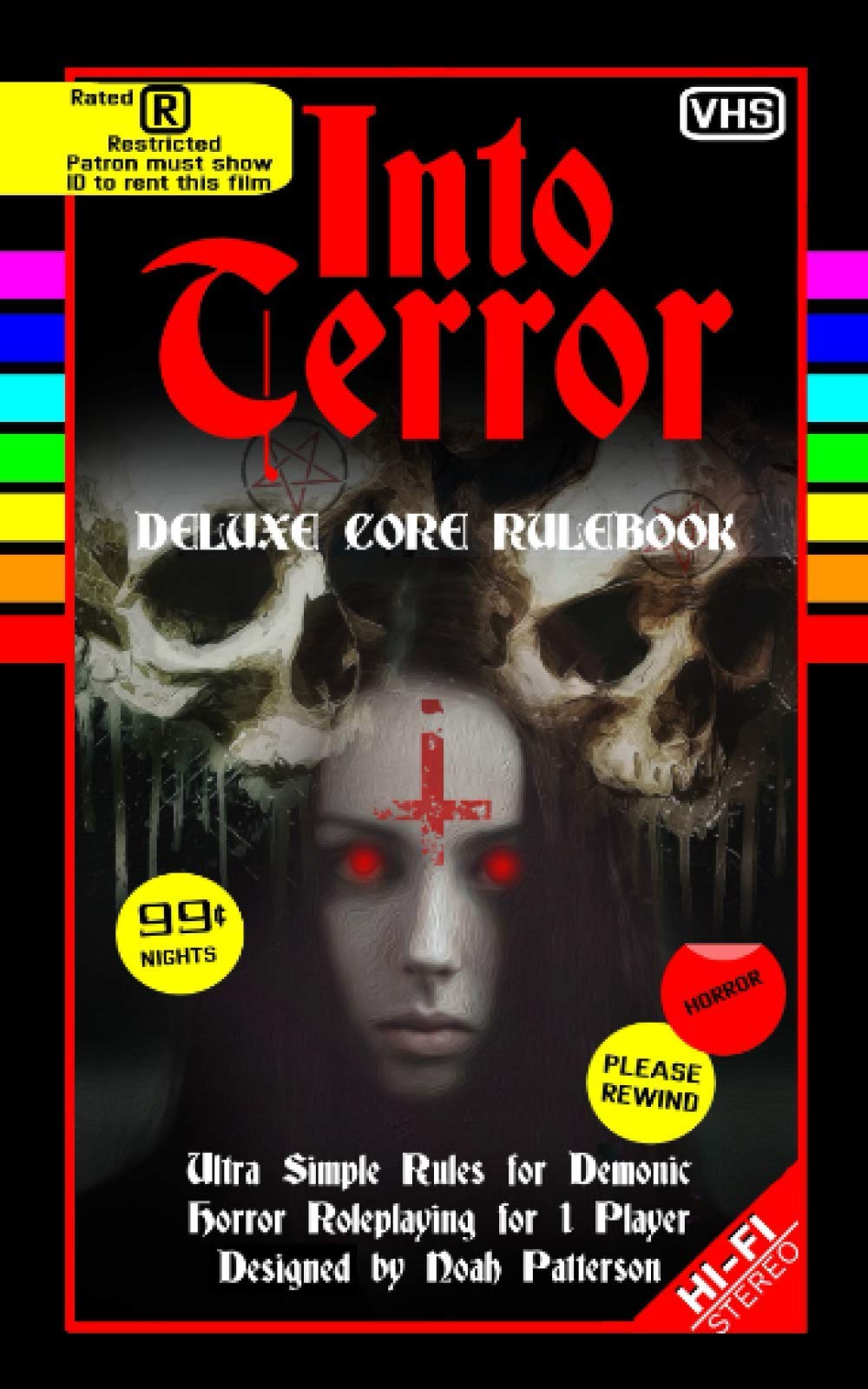 Into Terror: Deluxe Core Rulebook (Micro Chapbook RPG: VHS)