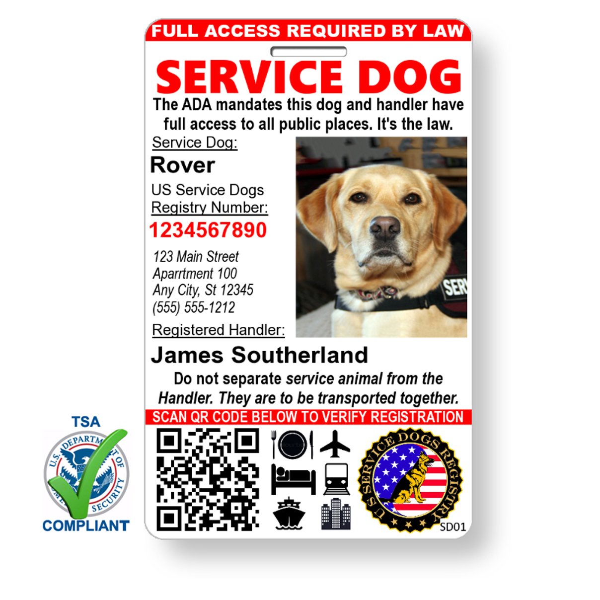 ada and service dogs