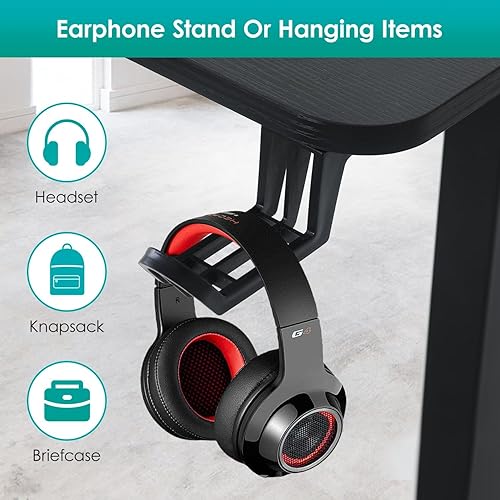 Miniatura 30 de Estación de trabajo de computadora de altura ajustable, escritorio eléctrico de pie para sentarse, mesa de computadora que se eleva hacia arriba y