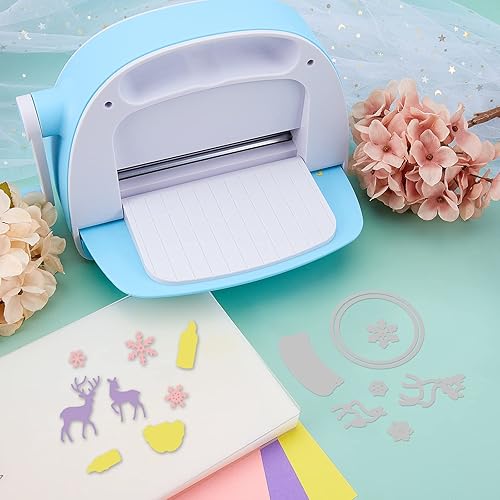 Miniatura 3 de ORIGACH Juego de sellos transparentes de Navidad y troqueles de corte, sellos de silicona de gnomo de Navidad y globo de nieve de metal troquelado