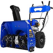 BILT HARD Gas Snow Blower 2 Stage, 24 Inch 212cc Self-Propelled Snowblowers Gas Powered with Electric Start and LED Headlight, Two Stage Snow Blower for Driveway Sidewalk