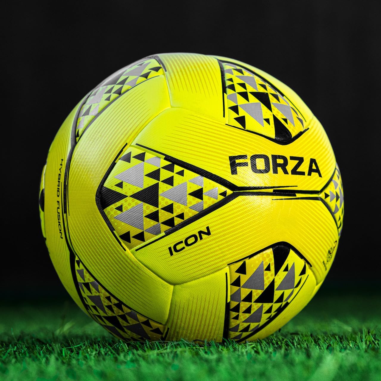 FORZA Icon Soccer Ball – FIFA Quality Certified Match Ball, Sizes 3, 4, 5 – Premium Hybrid Construction with 3D Textured Surface for Enhanced Performance