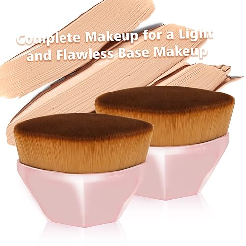 Miniatura 58 de Daubigny, brocha de maquillaje perfecta para maquillaje facial, colorete líquido, en polvo, base para mezclar líquidos, crema, polvo, cosméticos