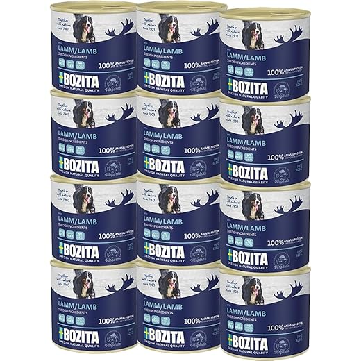 Bozita Dog Dose Pate Lamm 625g - Sie erhalten 12 Packung/en; Packungsinhalt 0,625 kg