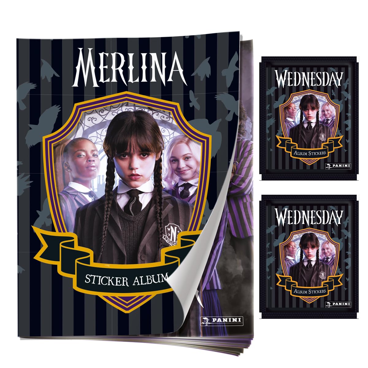 PaniniWednesday Sticker Collection Starter Pack