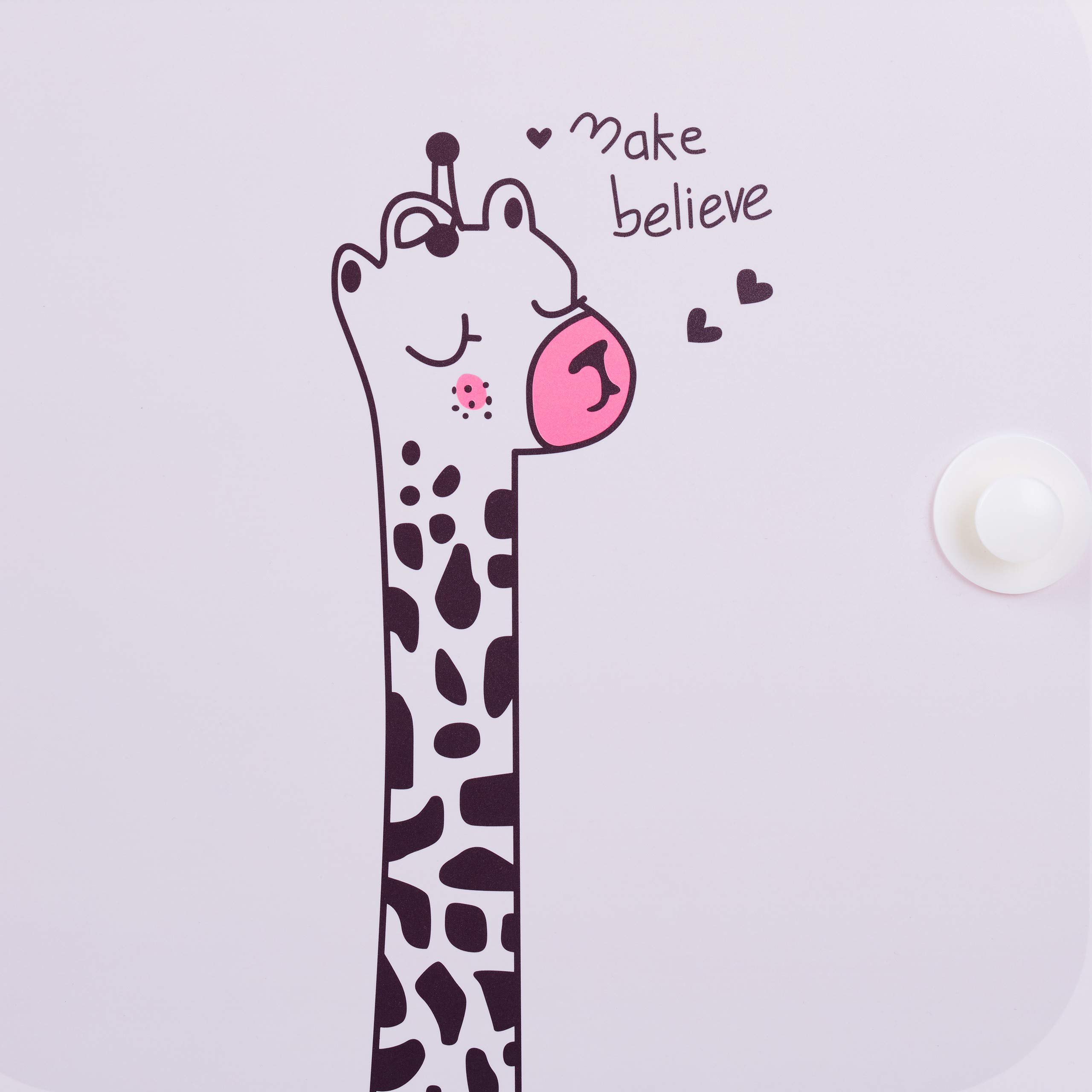 relaxdays Etagère emboîtable Enfants, Fillettes, Motifs ludiques, Plastique, Armoire DIY Portes, HlP 145x110x37,5cm,Rose, PP, ABS, métal, 145 x 110 x 37,5 cm