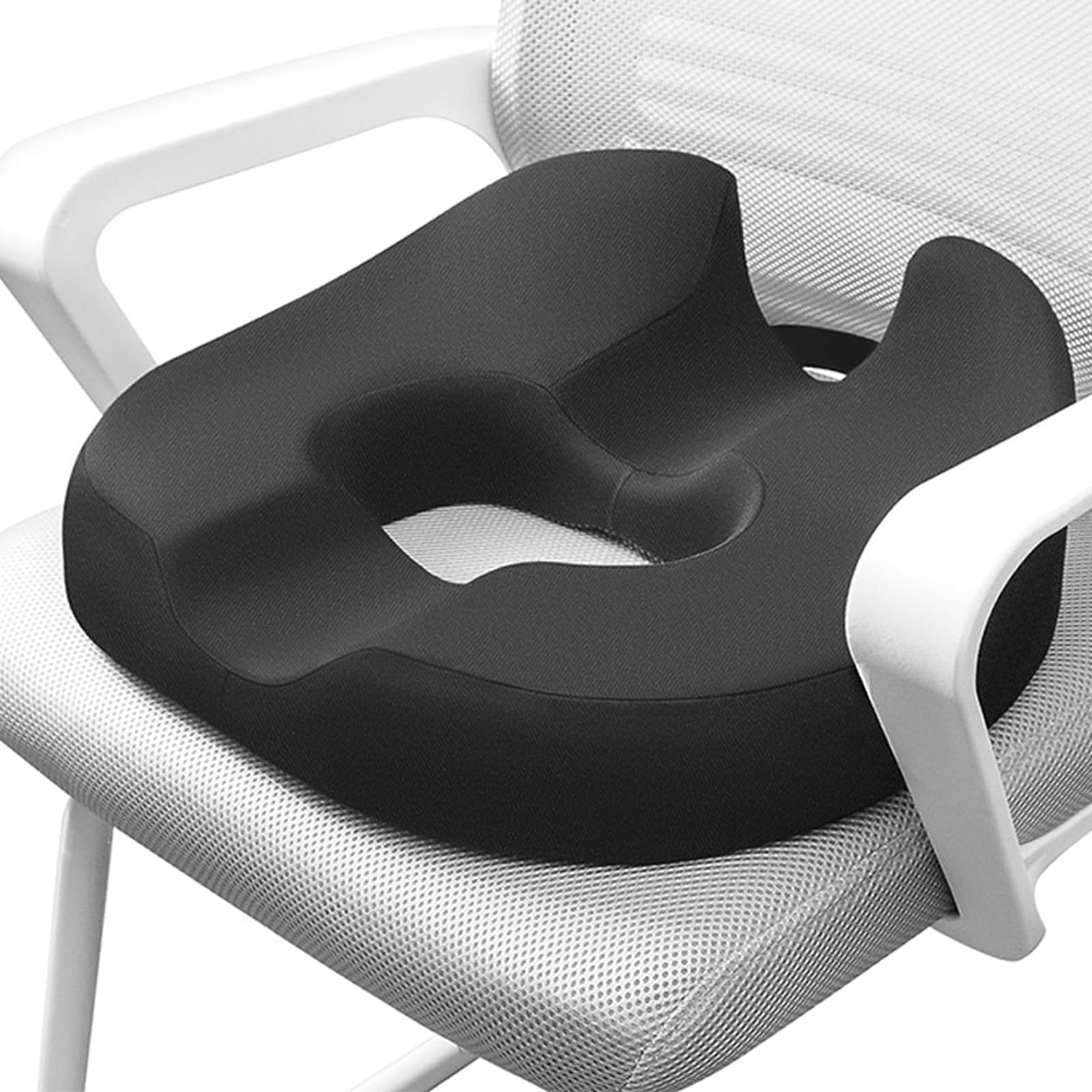 Cuscino a ciambella Cuscino per sedile per prostata, sciatica, pavimento pelvico, piaghe da decubito, gravidanza, recupero post-partum dolore sollievo dalla pressione cuscino per sedia in memory foam