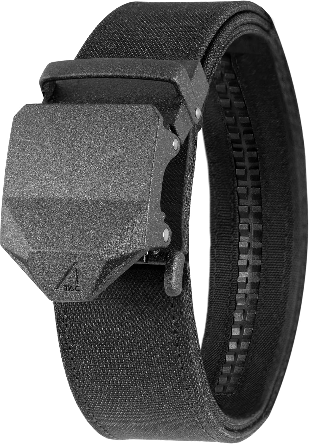 ACE Schakal Pas wojskowy dla mężczyzn - taktyczny męski pasek do spodni z szybkozłączką bez dziurek - gładki nylon - 114 cm