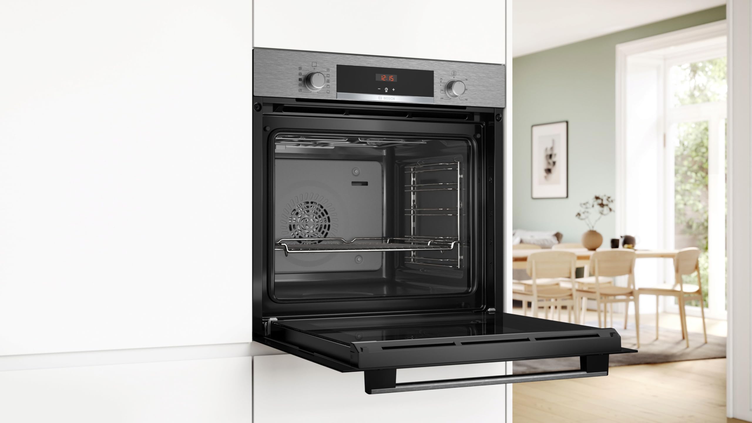 Bosch Series 4 HQA534BS3B Built In Electric Oven, Stainless Steel — view 4