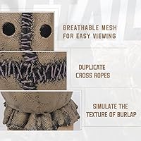 Vista 5 de shayulajiao Máscara de látex de espantapájaros fantasma para Halloween, carnaval, cosplay