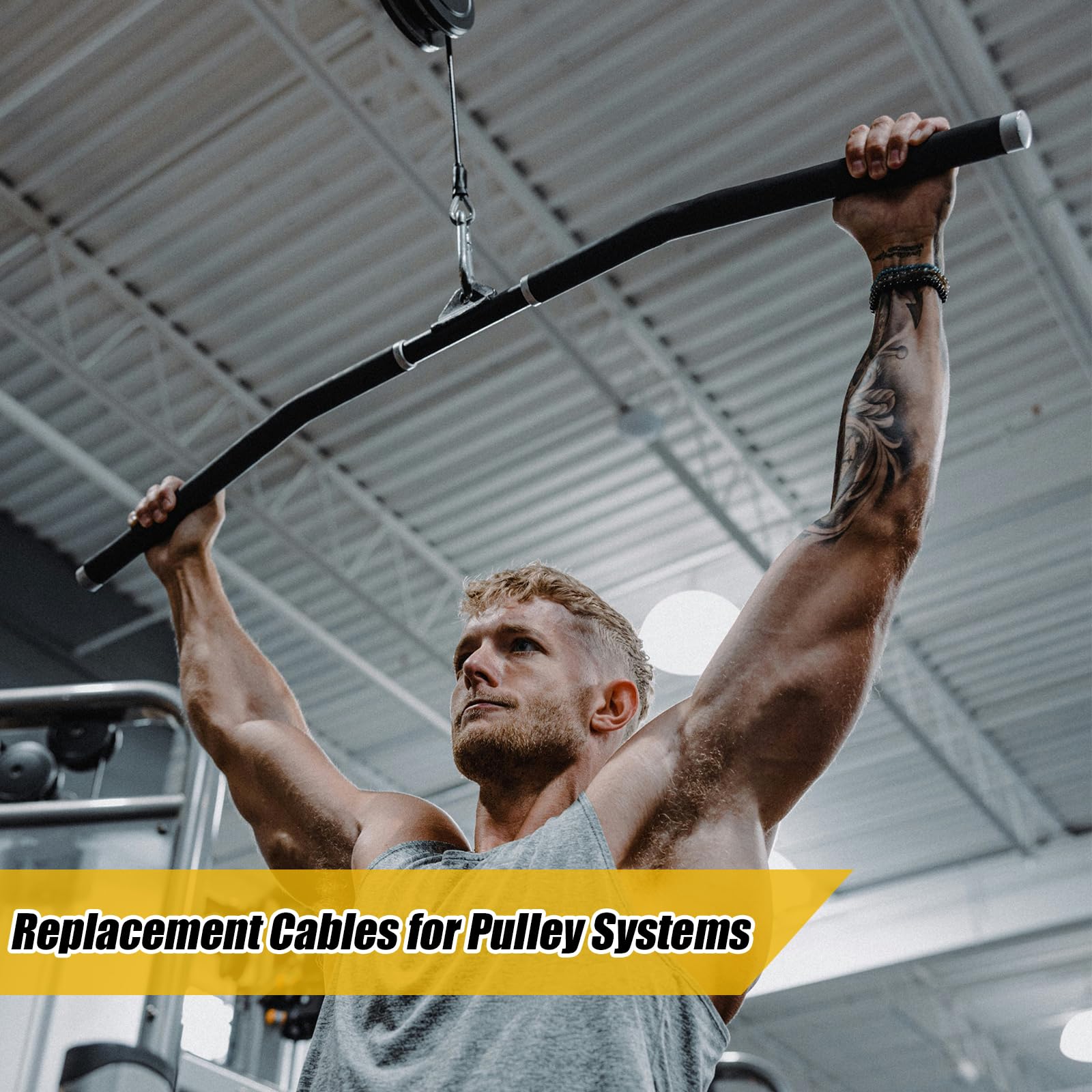 Fitness-verlengkabel, fitness-verlengkabel - 2x homegymkabels
