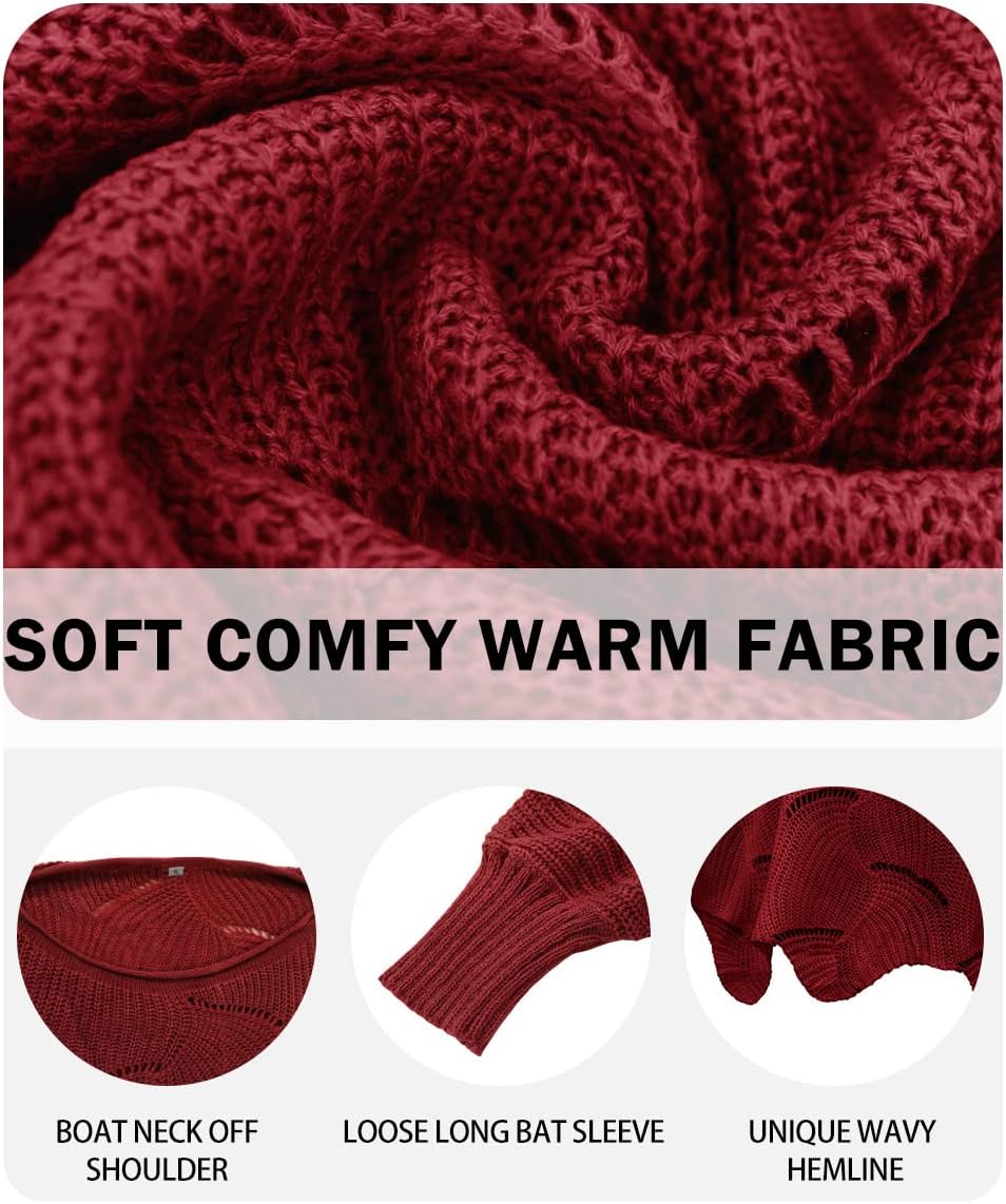 RITERA Women Plus Size Soft-Touch Sweaters Casual Lightweight Crewneck Soft Knit Oversized Pullover Loose Fit Fall Jumper Top - Image 2