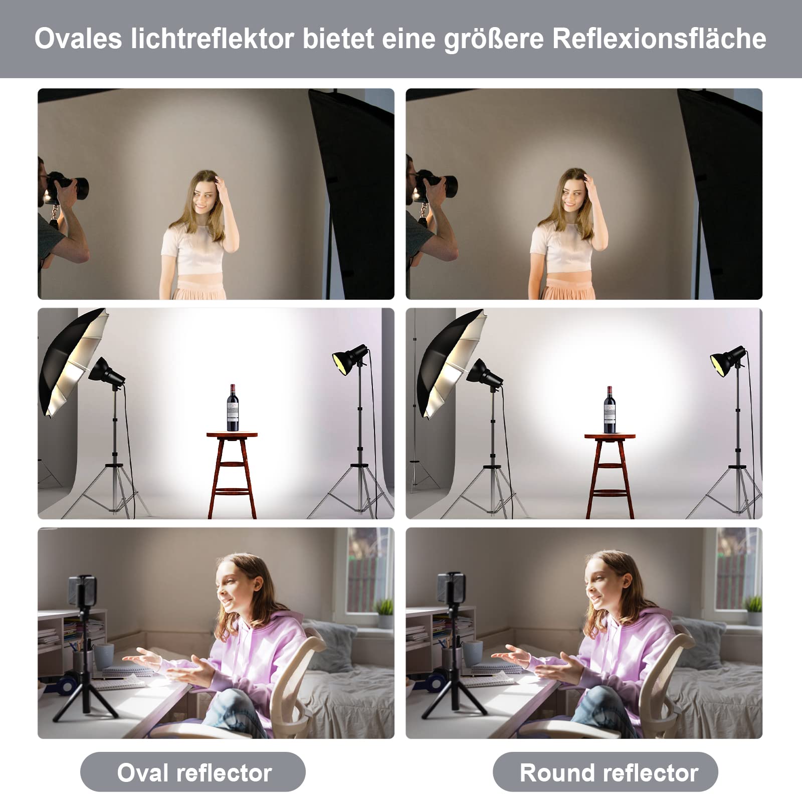Soonpho Riflettore pieghevole 5 in 1 per fotografia, diffusore ovale, 60 x 79 pollici, 150 x 200 cm, oro, argento, nero, trasparente, bianco con clip e custodia per illuminazione esterna