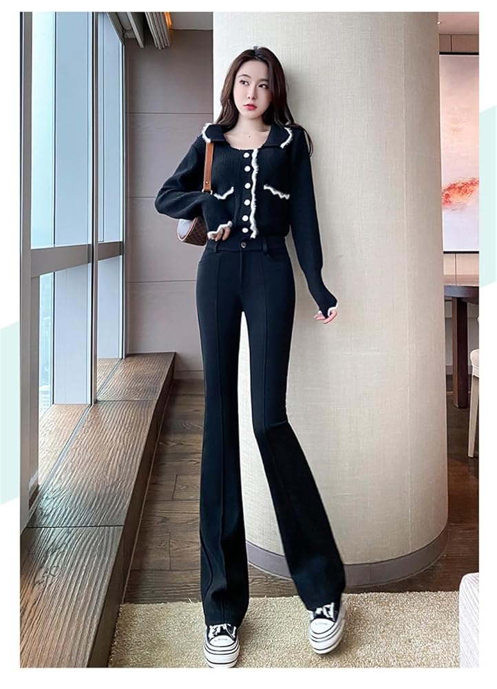Amazon | [ZHONGJUE] パンタロン レディース ロング