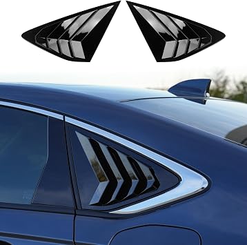 CKE for 2023-2026 Honda Accord Exterior Window Louvers -Bright Black