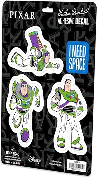Disney Pixar Toy Story Buzz Lightyear Adhesive Vinyl Decal Pack