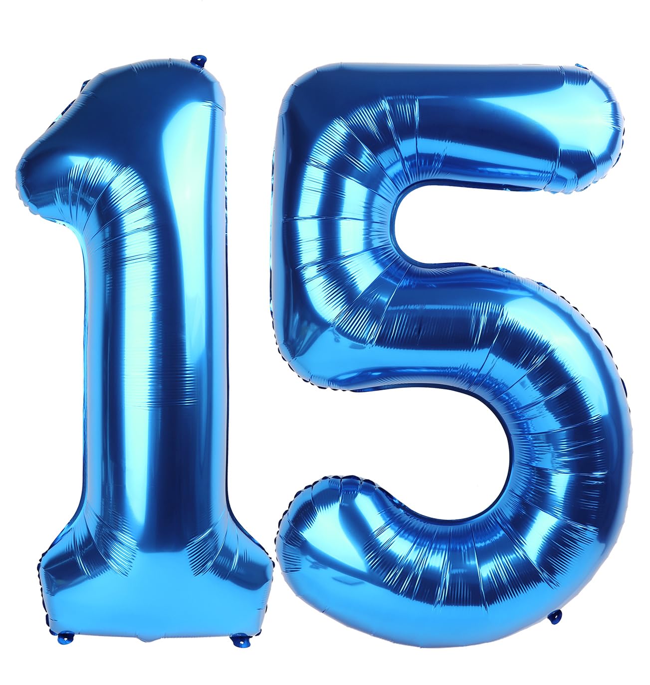 Number Balloons 15 Balloon Dark Blue for 15 51 Birthday Decorations, 40 in
