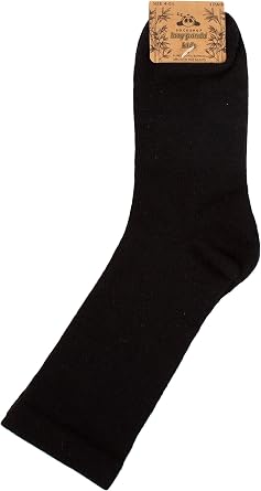 SockShop Kids’ Plain Mid-Weight Bamboo Socks with Comfort Cuff and Smooth Toe Seams for Comfort, Breathable, Solid Colour Cushioned Sock for Boys and Girls Pack of 1