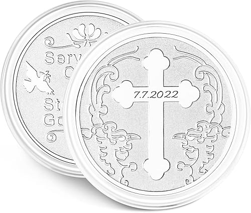 Miniatura 8 de Monedas personalizadas grabadas personalizadas sirviente de Cristo Steward of God's Gifts Sobriety Chip Moneda regalo para hombre y mujer