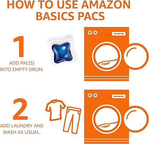 Miniatura 10 de Yaxa Basics Paquete de detergente para ropa, hipoalergénico, libre y transparente, 120 unidades (nuevo embalaje)