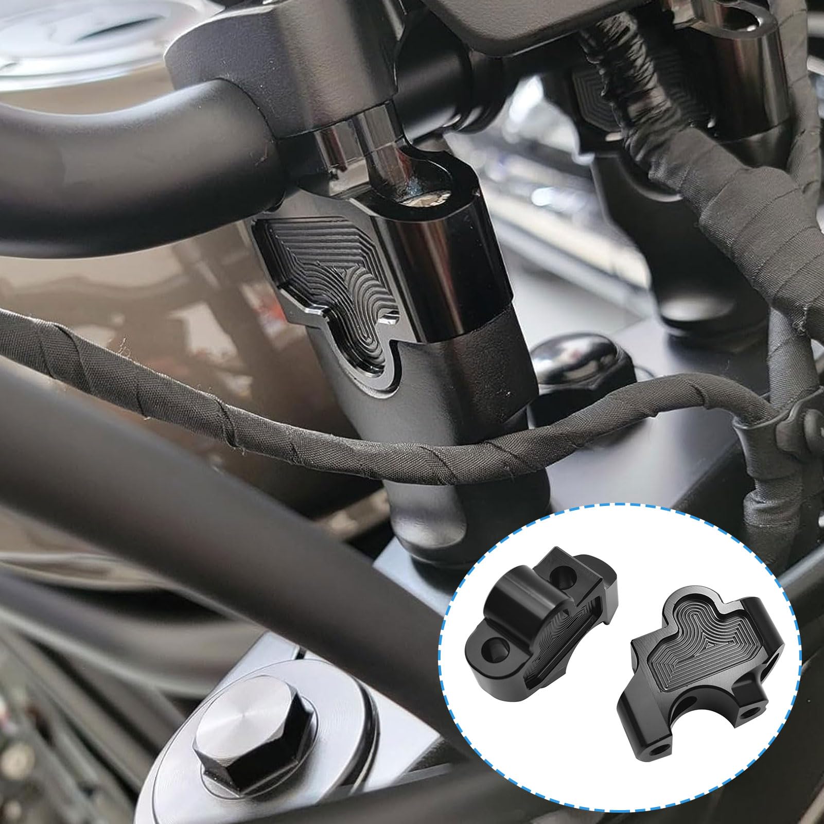 Stracker Handel Handlebar Riser Motorcycle Handlebar For Honda Rebel 500 CM500 CMX500 ...