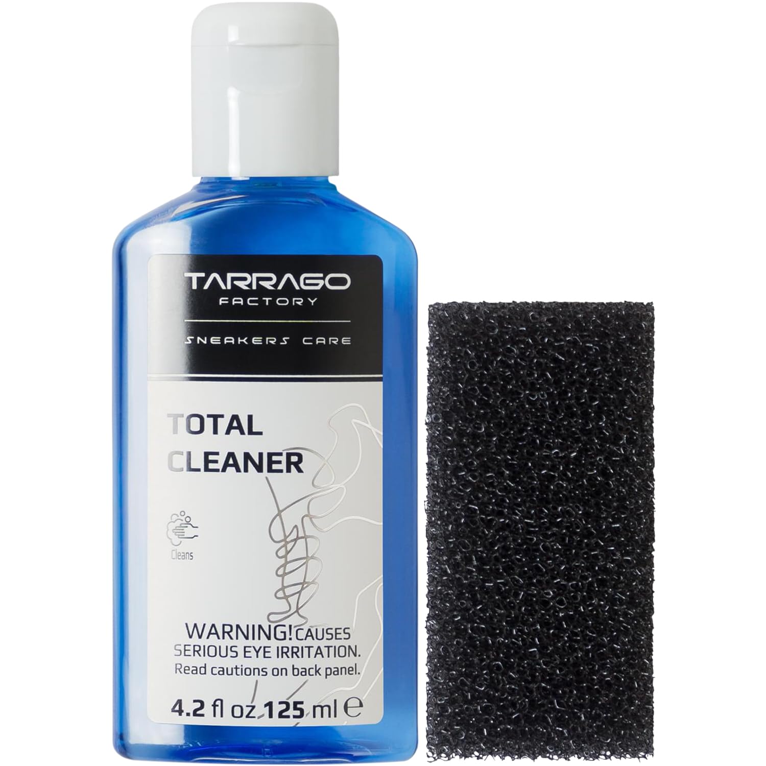 Tarrago Shoe Cleaning Kit – Sneaker Cleaner & scrubbing Sponge – Cleans Dirt and Stains on Leather, Canvas, Fabric, Shoes, Boots, & More – 4oz