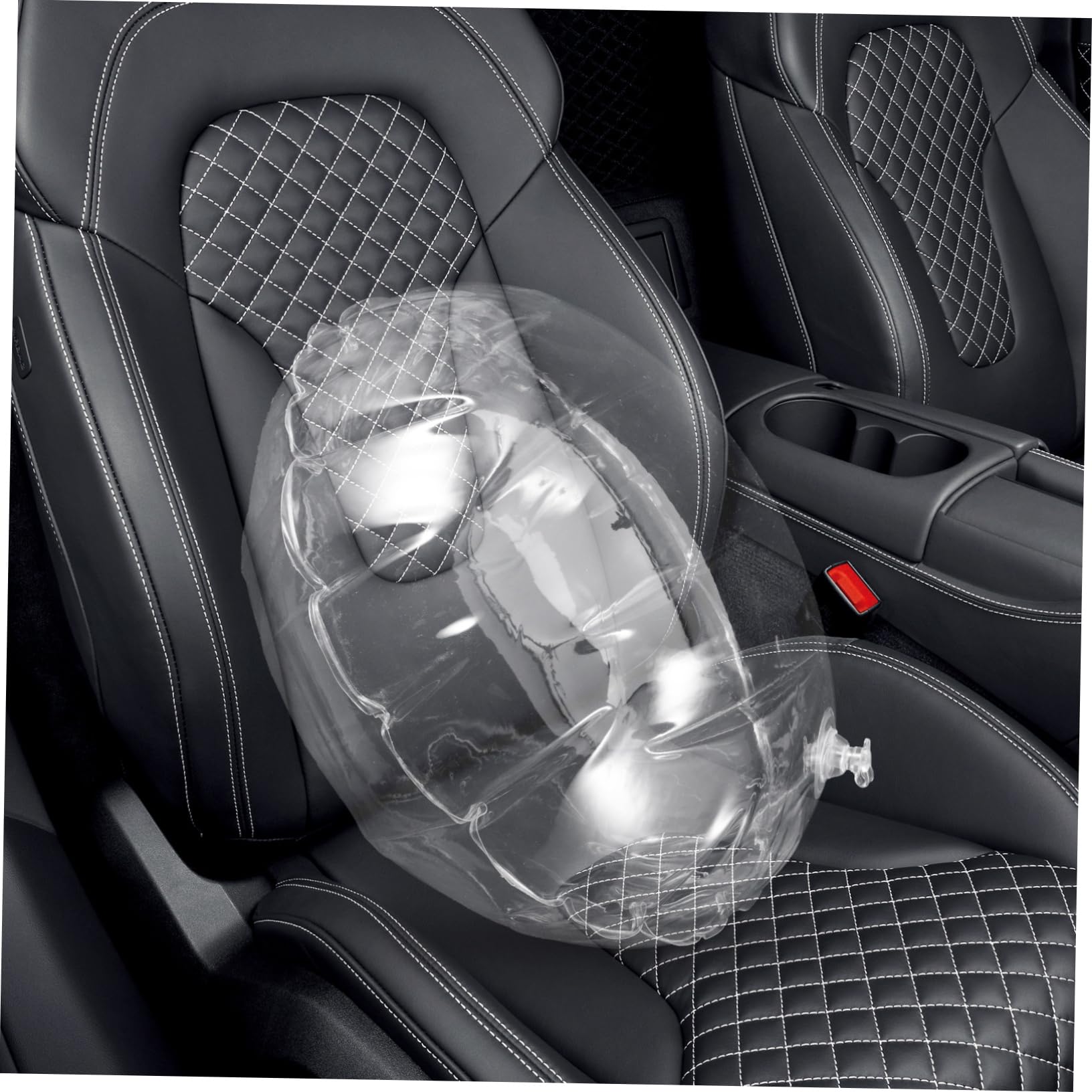 CIYODO Inflatable Clear Pillow Insert Water Resistant Cushion for Outdoor Travel Height for Comfort Car Camping Hiking Versatile Support for Head Back