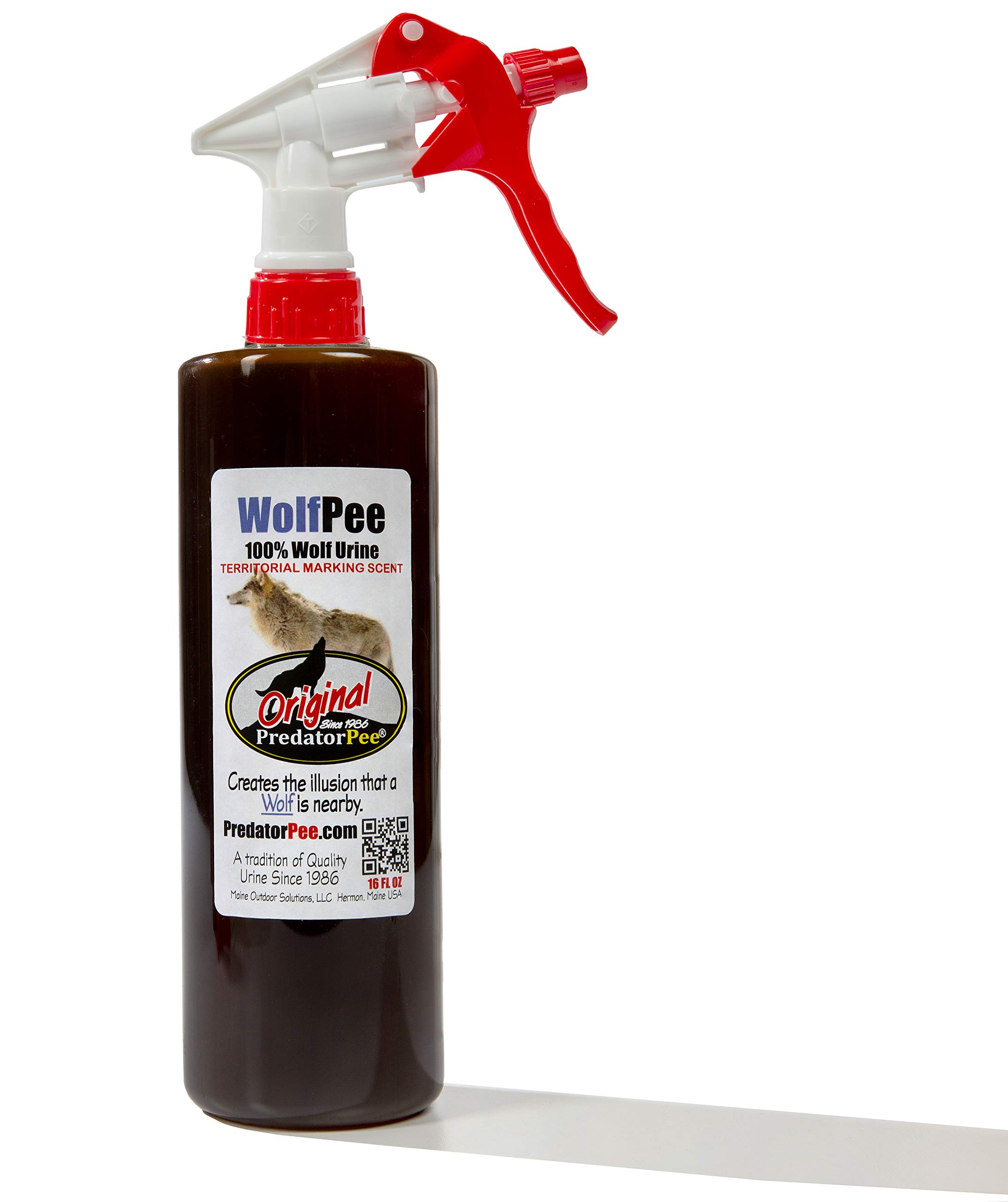 Predator Pee - 100% Pure Wolf Urine - 16oz Trigger Spray Bottle