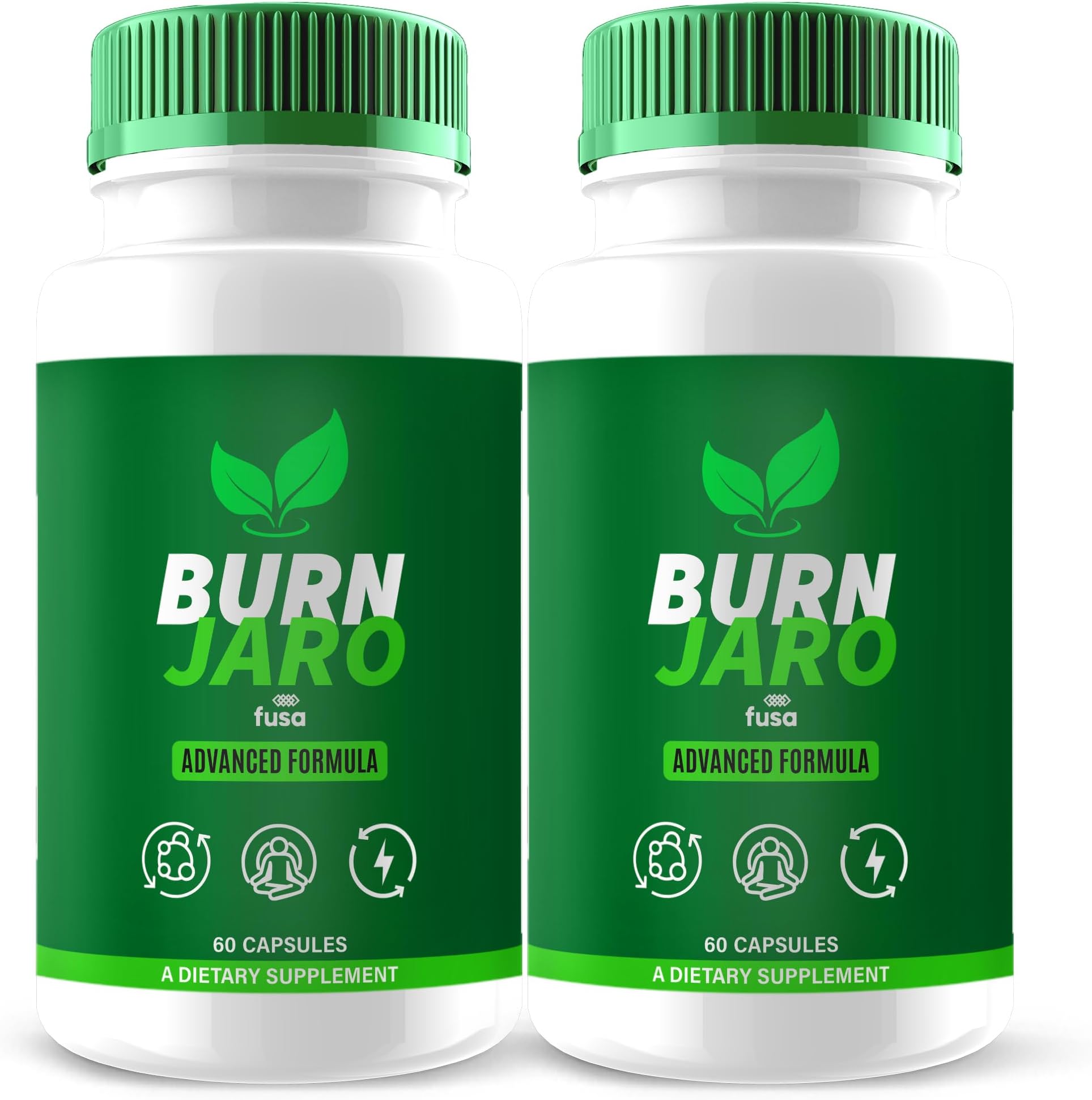 (2 Pack) BurnJaro Offical Advanced Formula Burn Jaro Pills, BurnJarrow Maximum Strength Dietary Support Supplement Formulated for Overall Health Wellness, Burn Jarrow Support Formula (120 Capsules)