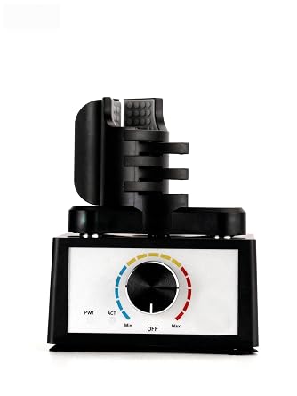 Paint Vortex Mixer, Mini Vortex Mixer Shaker& Model Paint Shaker for Hobbyists, 2400 RPM 3-Speed, 0.34-3.38 oz Adjustable Clamp, Hands-Free Vortex Shaker for Nail Polish, Acrylic Paints & Lab Liquids
