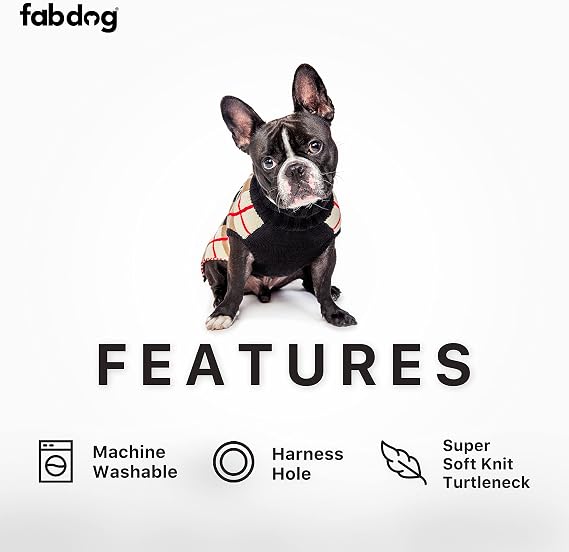 fabdog Plaid Dog Sweater (10)