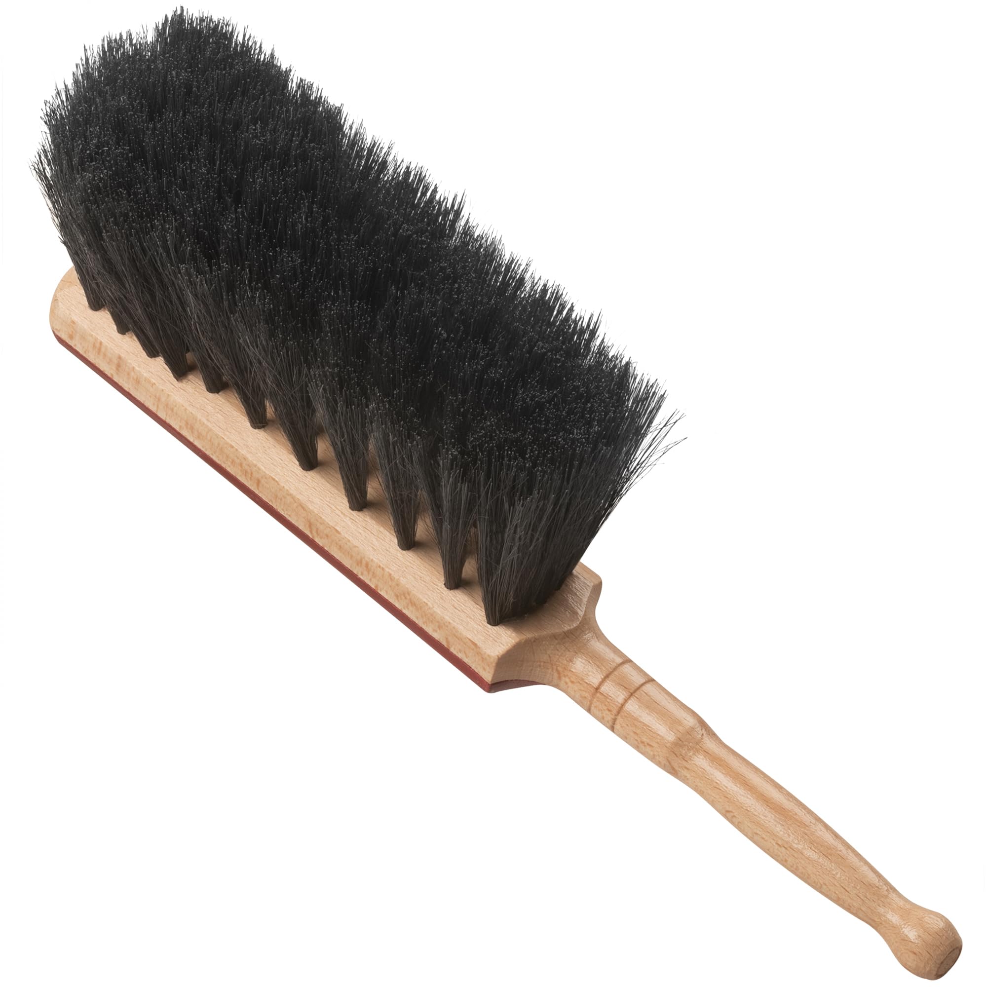 Hardys Premium Bricklayer’s Horse Hair Brush - Stiff, Soft Bristle Hair Brush with 6 Bristle Rows - Perfect for Pointing, Cleaning, Dusting Brickwork Without Marks - 30x4x8.5cm