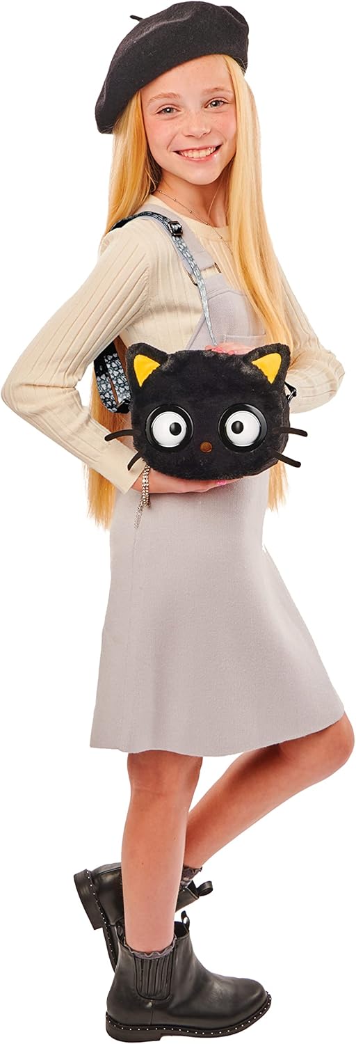 Purse Pets Chococat Interactive Shoulder Bag with 30+ Sounds, Eye Flashes, Reactions and Music, from 5 Years