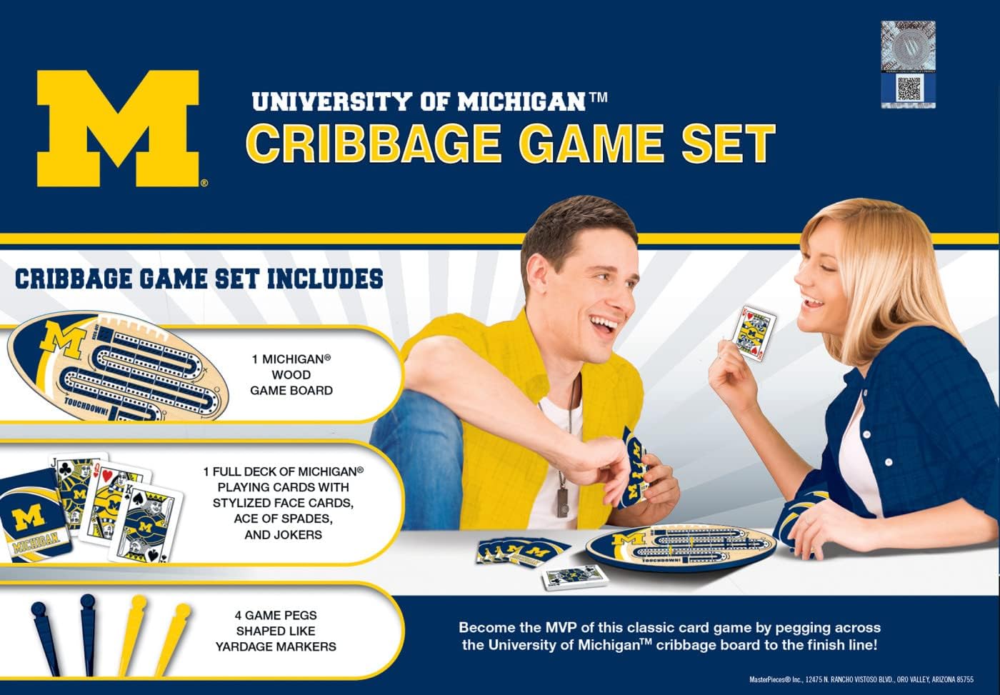 MasterPieces NCAA Cribbage Game