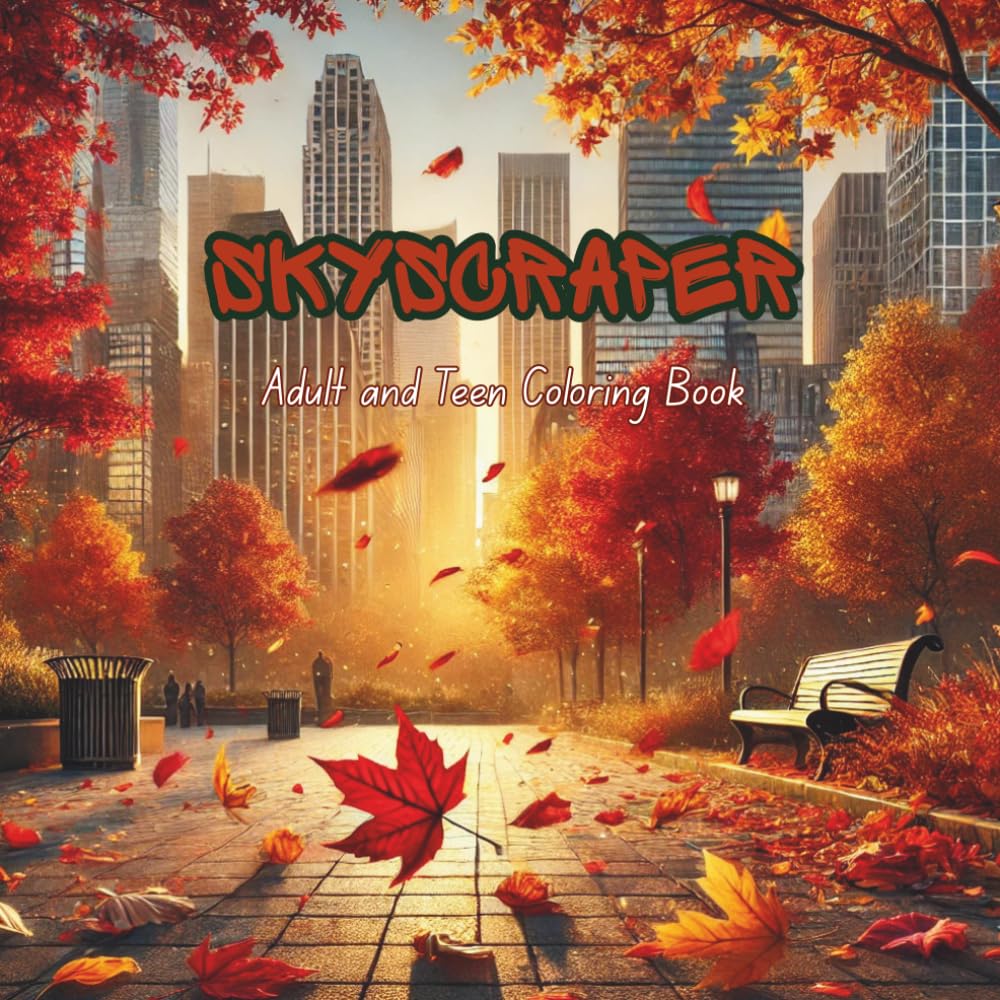 SkyScraper: Adult and Teen Coloring Book