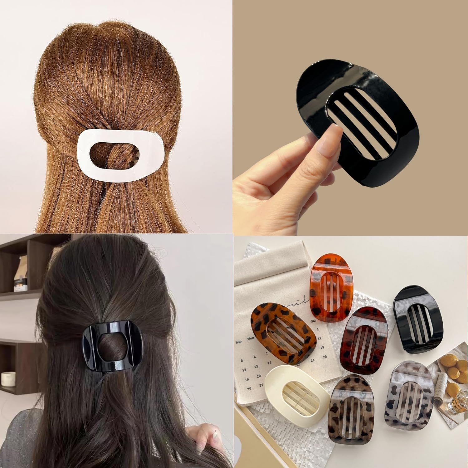 4 PCS Flat Hair Clips - Image 3