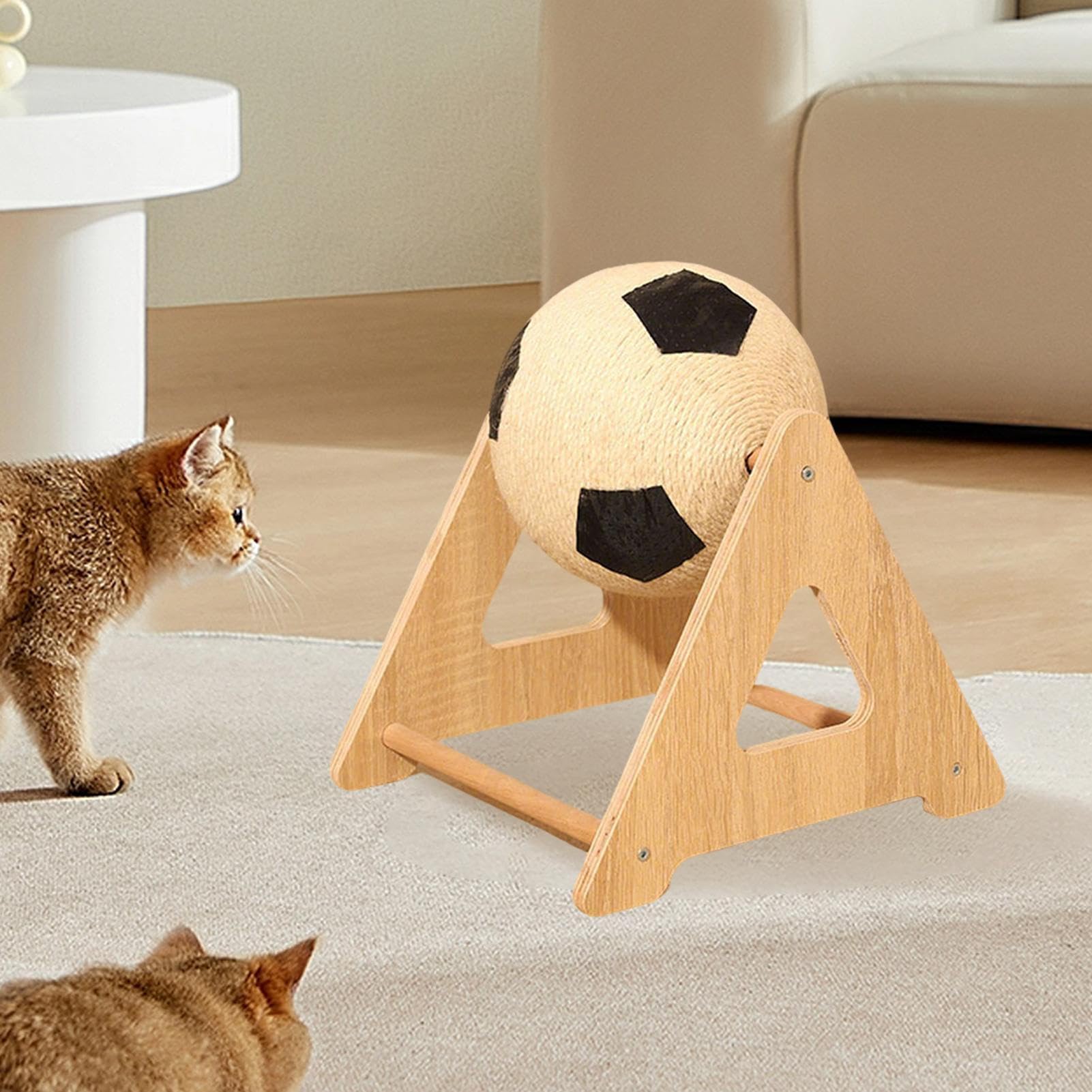 Kratzball Für Katzen Interaktiver Spielball für Haustiere zum Kratzen