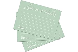 Bridal Shower Advice and Wishes Cards for a Memorable Celebration