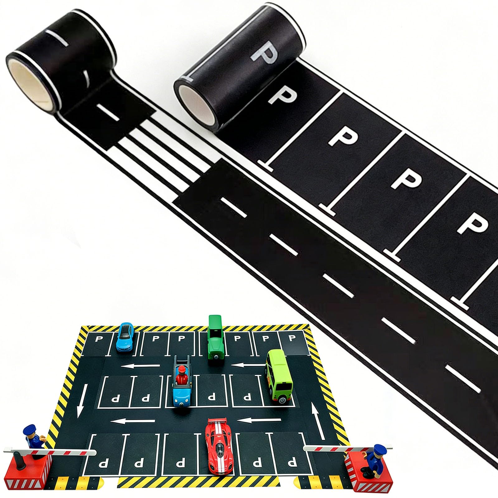 Road & Parking Lot Washi Tape Set