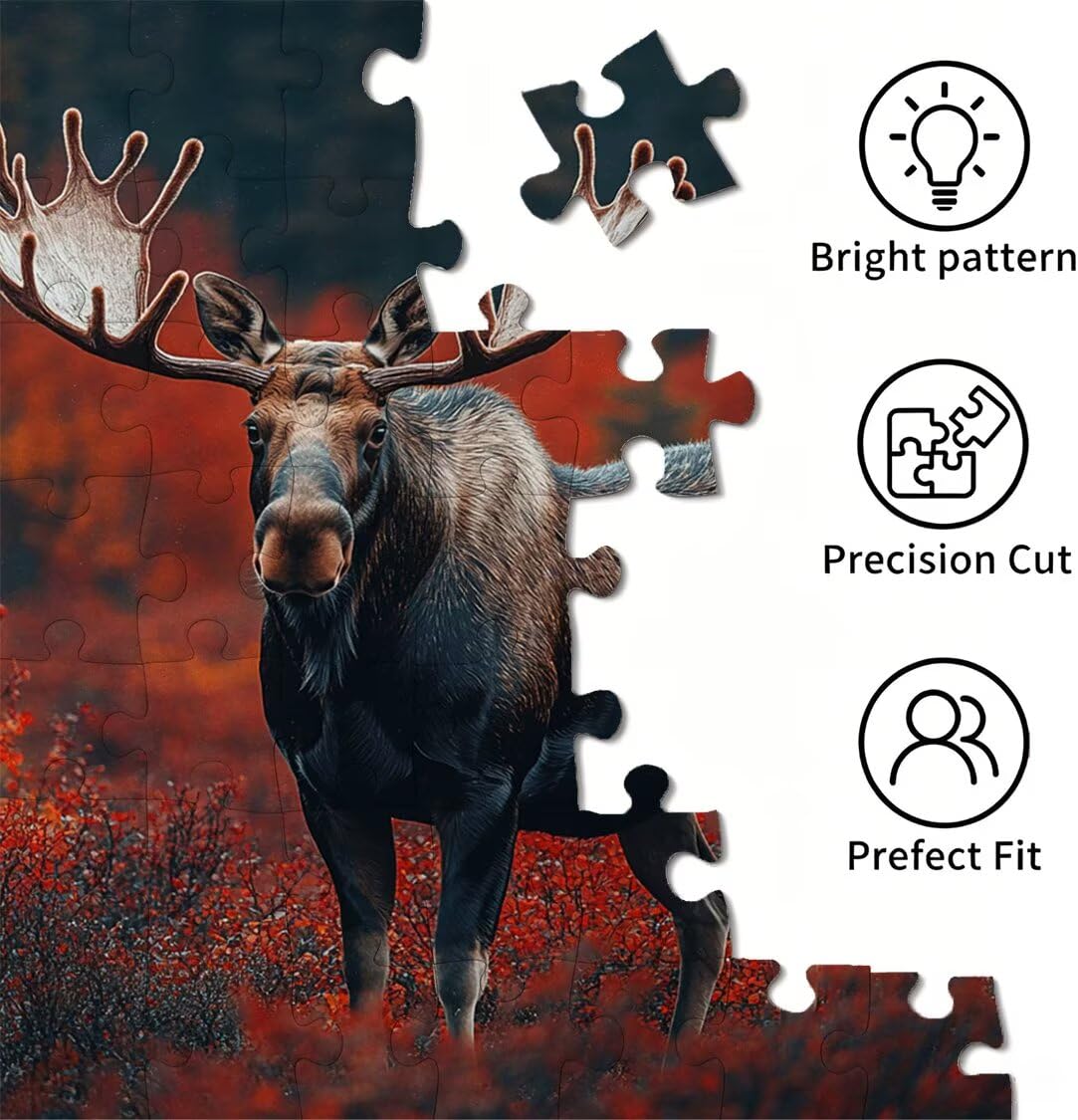Puzzle 3000 elementów dla dorosłych, gry rodzinne, jeleń, n-425