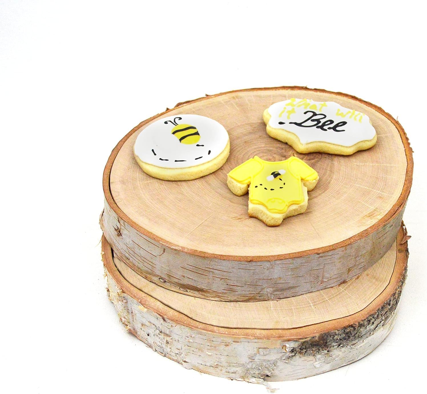 Wilson Birch Round (7-10 inch Diameter x 1 inch Thick, 4 pcs.)