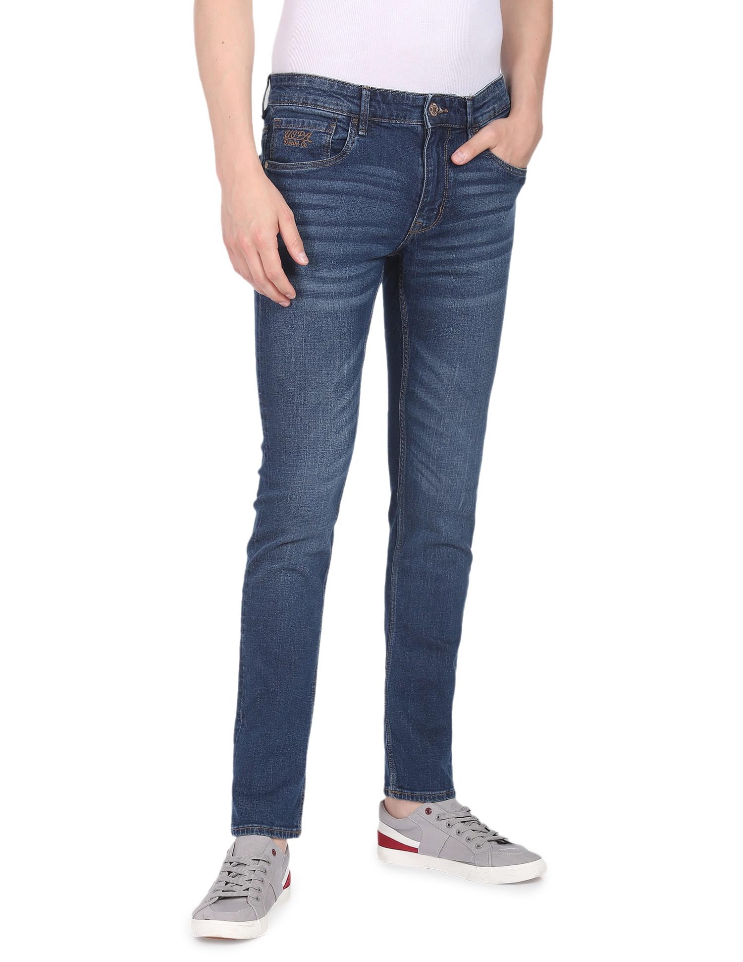 U.S. Polo ASSN. Men's Mid Rise Slim Tapered Jeans-picture-30