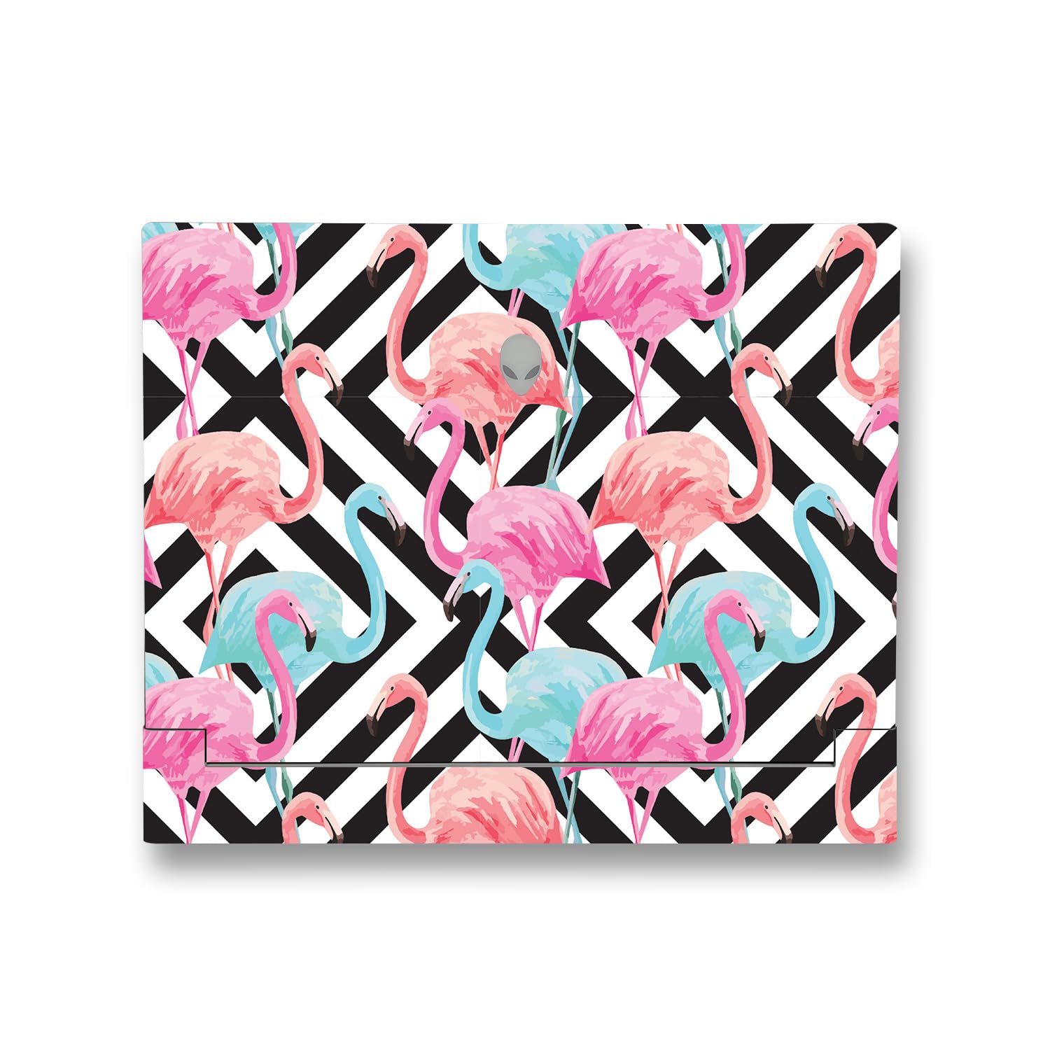 MightySkins Skin Compatible with Alienware X14 R2 (2023) Full Wrap Kit - Pop Flamingo | Protective, Durable, and Unique Vinyl Decal wrap Cover | Easy to Apply &amp; Change Styles | Made in The USA