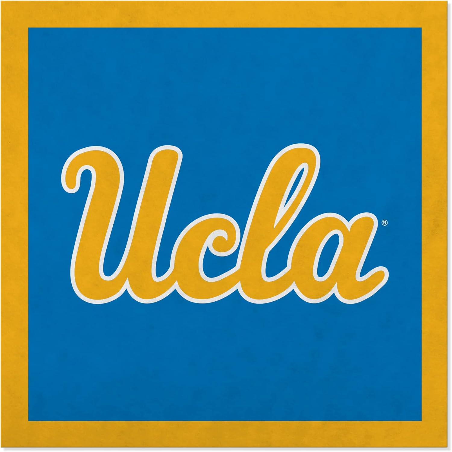 Rico Industries NCAA UCLA Bruins Standard 23" x 23" Felt Wall Décor - Banner for Man Cave, Game Room, Office & Bedroom - Long-Lasting Wall Decorations - Made in The USA