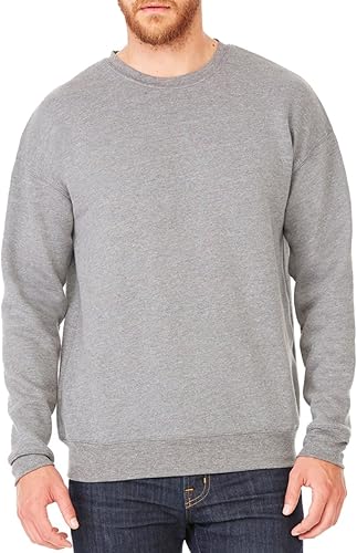 Unisex Drop Shoulder Fleece DEEP HEATHER 2XL