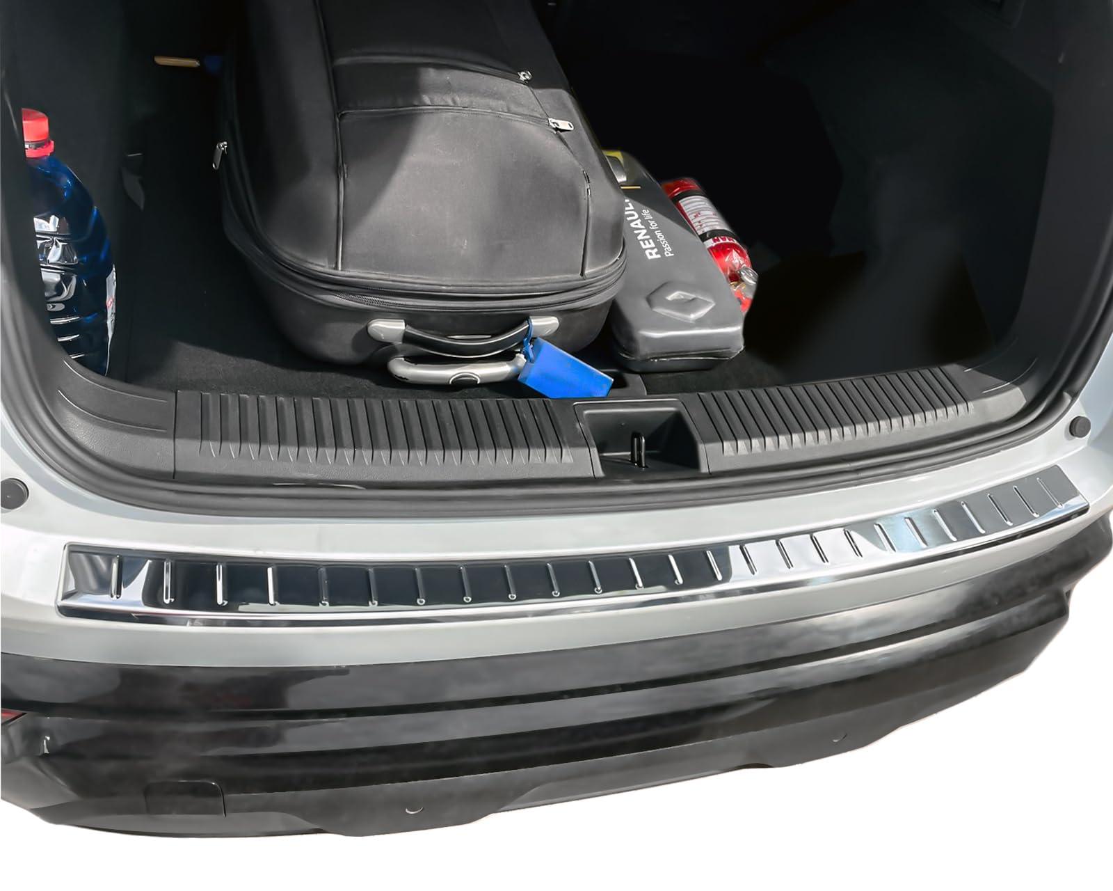 RECAMBO | Protector de Parachoques Trasero | Compatible con Renault Austral | a Partir de 2022 | Acero Inoxidable Cromado | Protección Borde de Carga