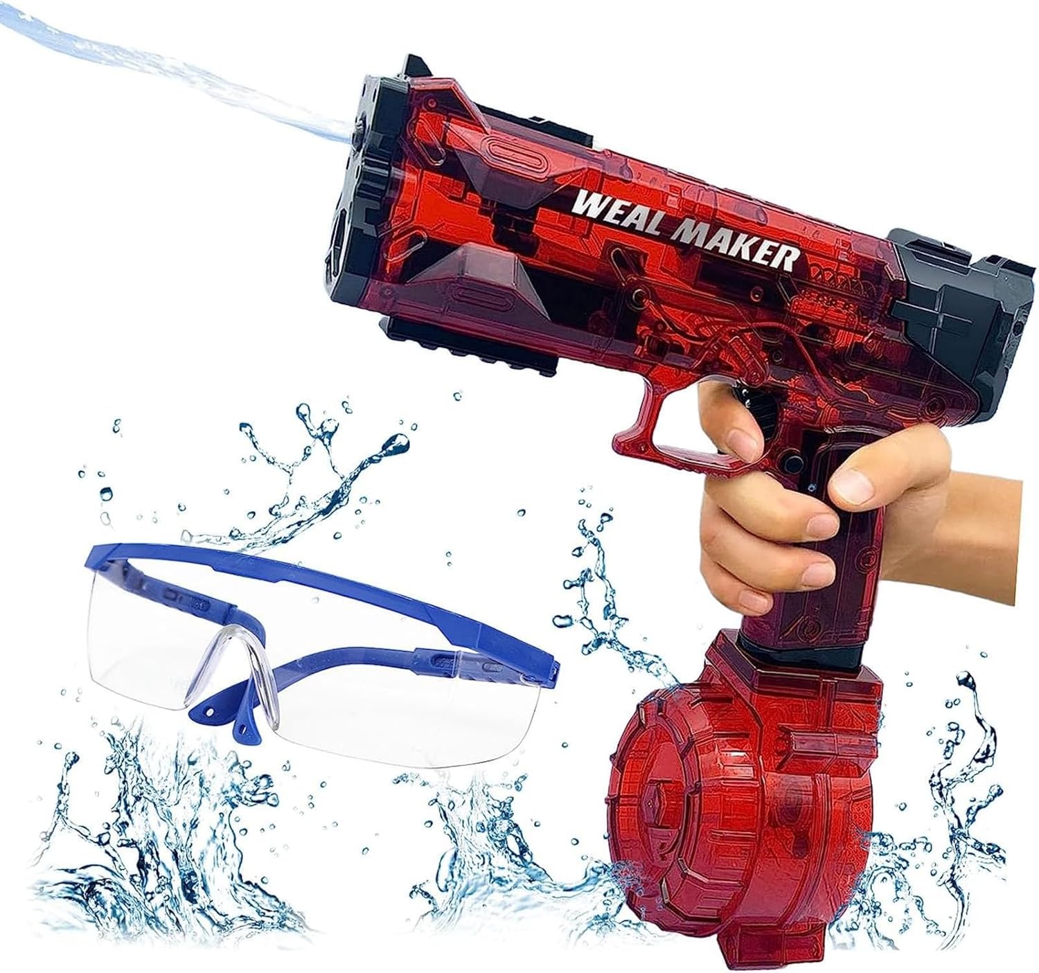 Amazon.co.jp Electric Water Gun, Large Capacity, 16.9 fl oz (500 ml
