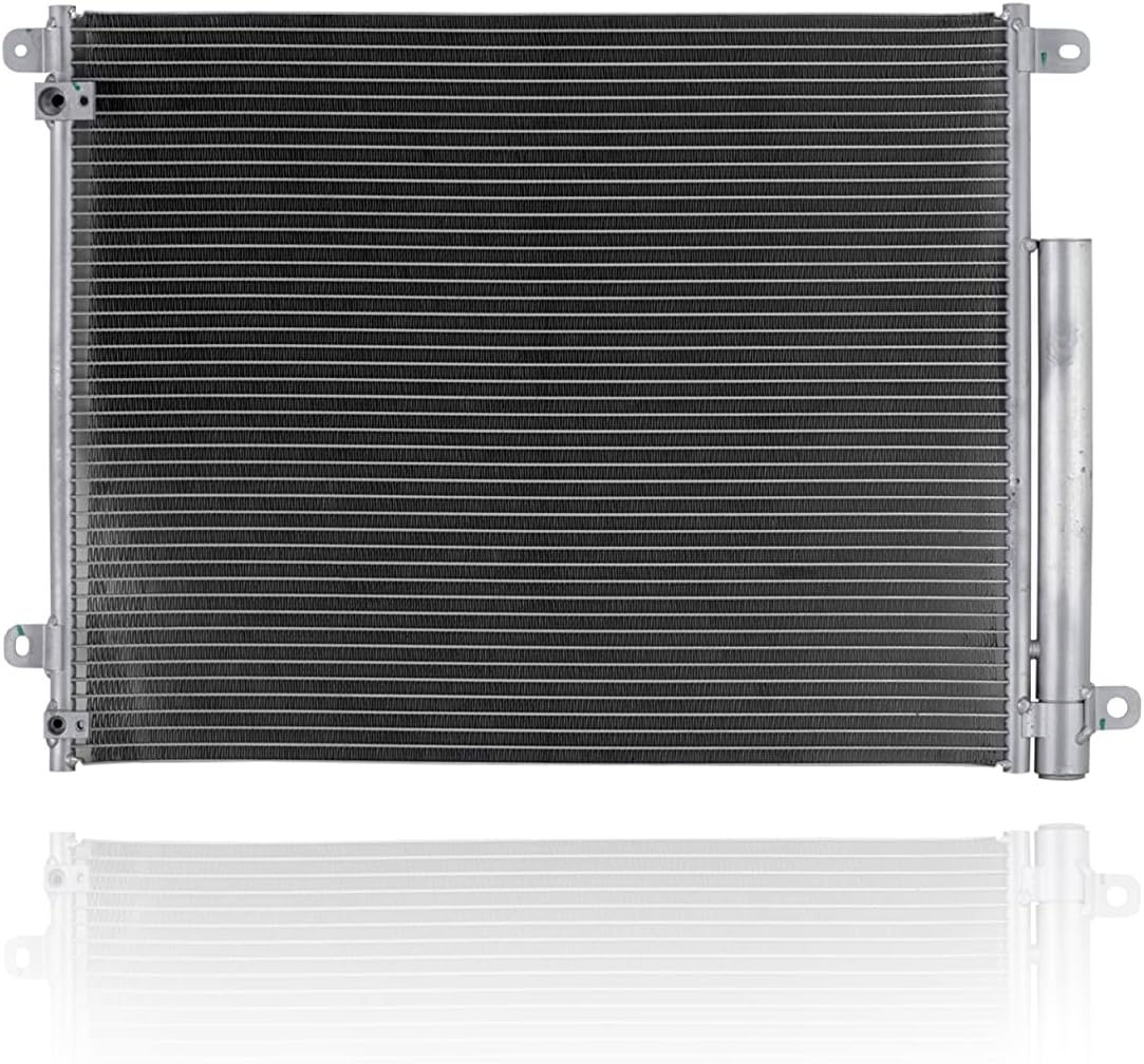 A/C Condenser - Pacific Best Inc. Compatible/Replacement for 30007 16-20 Honda Civic 2.0L - With Receiver & Dryer