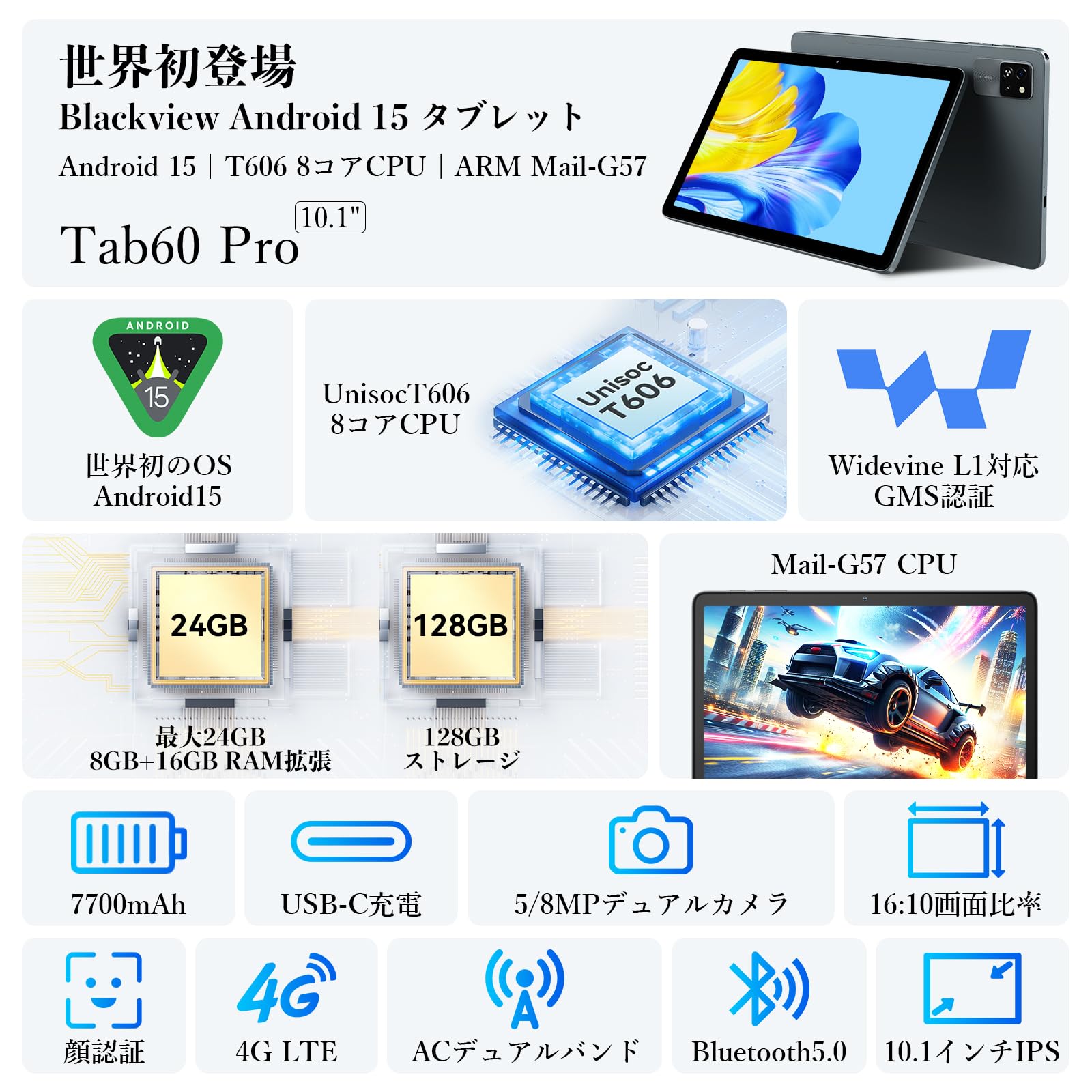 Amazon.co.jp: 【二年保証 4G LTEモデル android15 10インチ